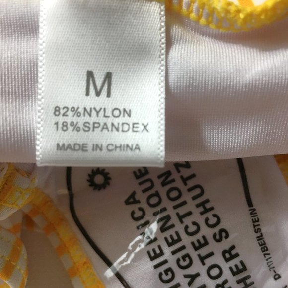 TUTORUTOR Double Flounce Bandeau High Waist Bikini NEW!! - Picture 9 of 13